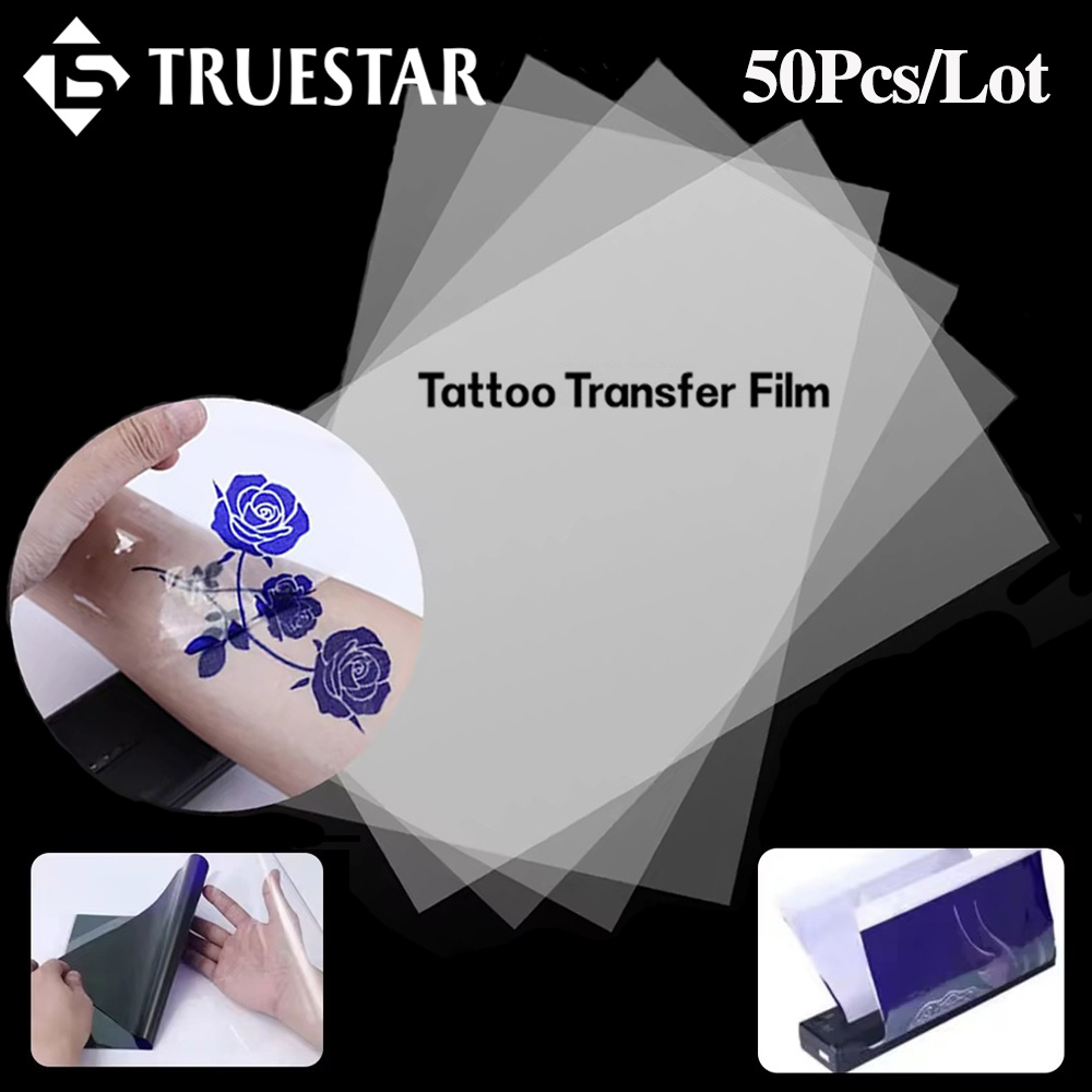 Transfer Paper Carbon - 50 SZTUK Przezroczysta folia do transferu