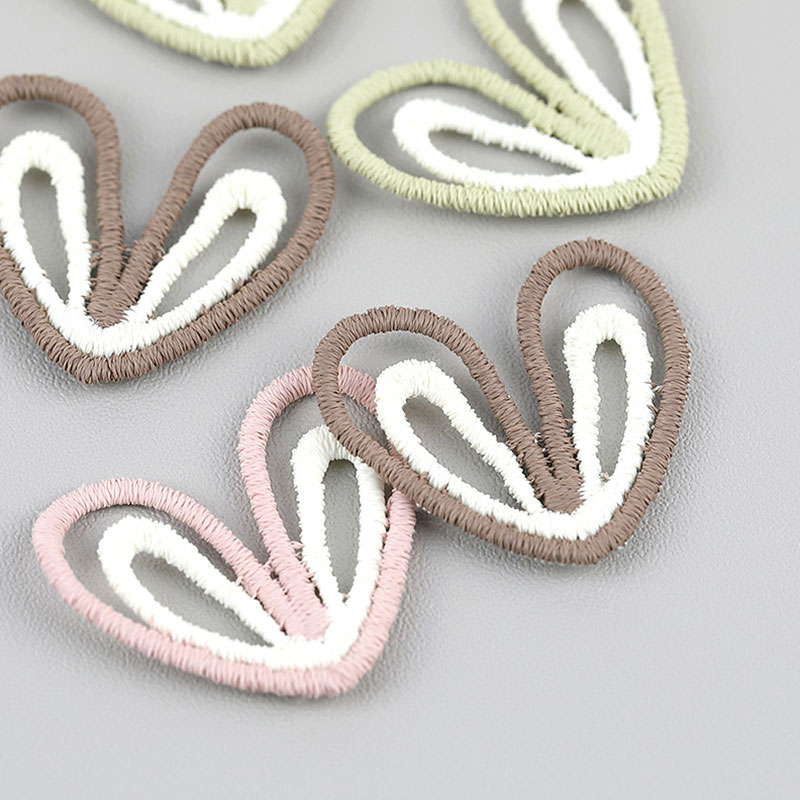 Embroidery On Socks - 20 sztuk uroczych haftowanych naszywek z