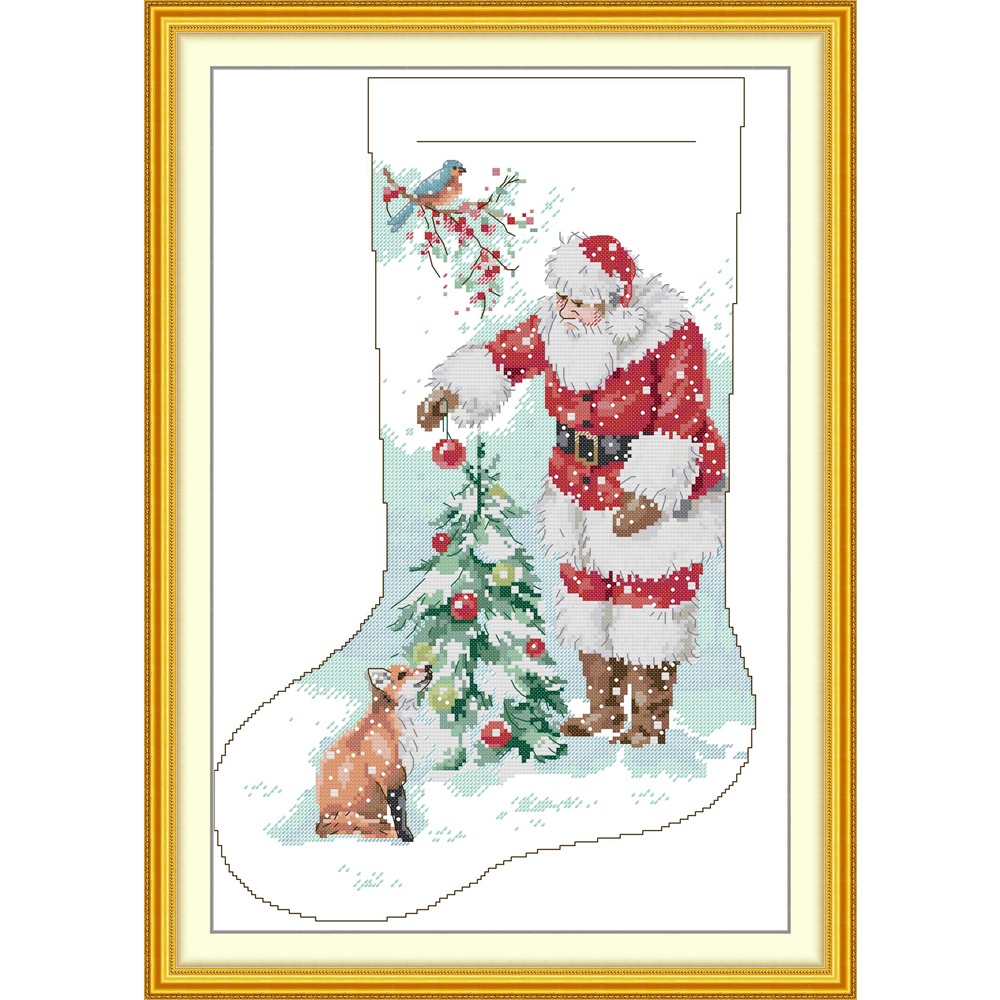 Embroidery Xmas - Zestaw do haftu krzyżykowego Joy Sunday