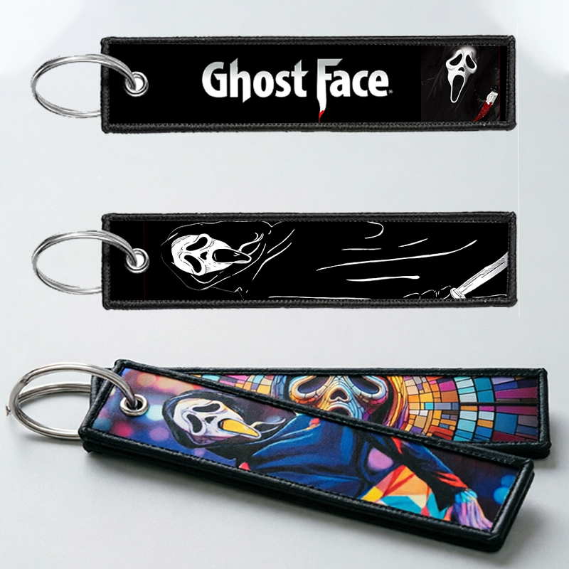 Embroidery Gift - Brelok GHOST FACE dla kobiet i