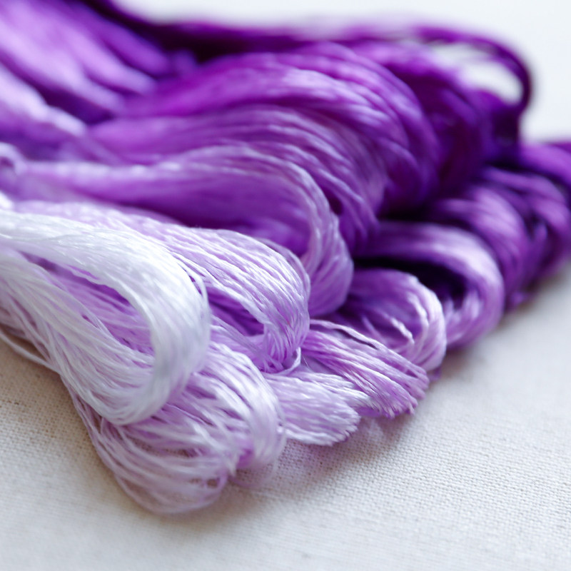 Embroidery Thread - 20m Jedwabna nić do haftu Suzhou,