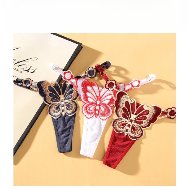 Embroidery Underwear - Spersonalizowana bielizna modowa, motylkowa, seksowna, urocza,