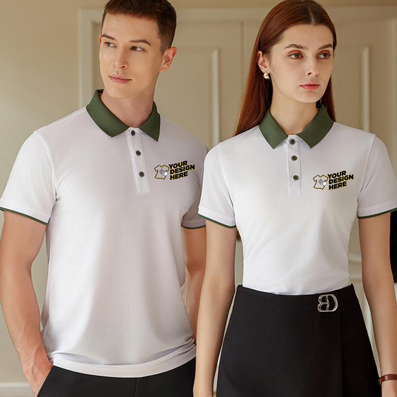 Embroidery Logo - Kolorowa koszulka polo – bezpłatne nadrukowanie