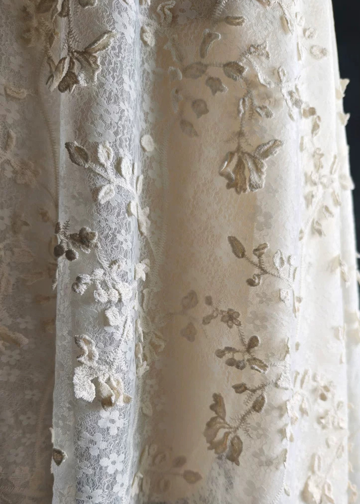 1 jard tkaniny z koronką o fak – Embroidery Design 3D recenzja i cena