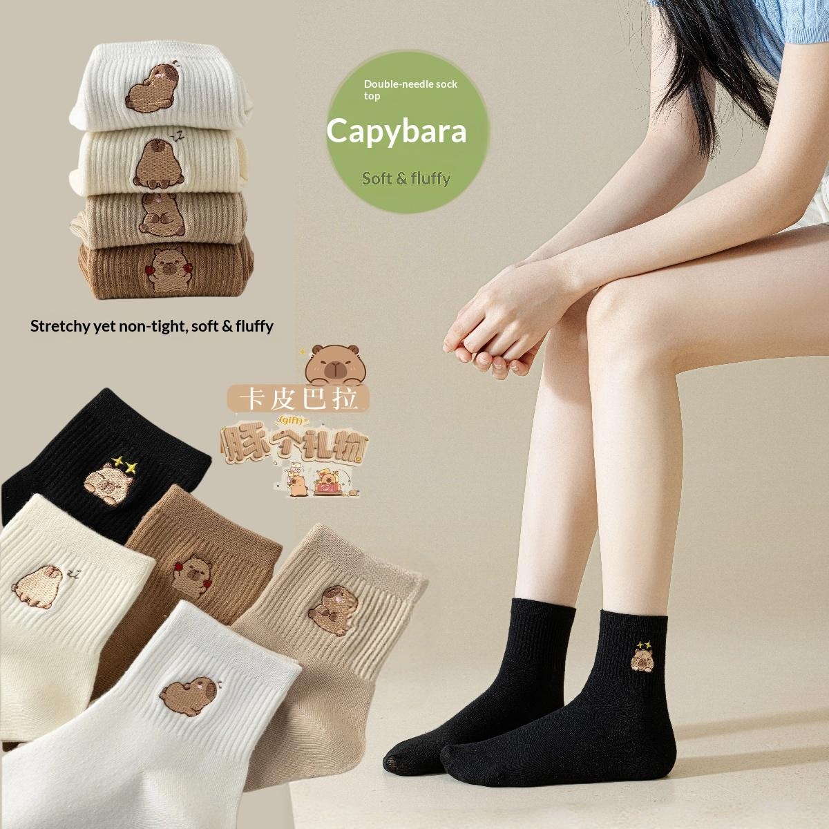 Urocze skarpetki damskie z haf – Embroidery On Socks recenzja i cena