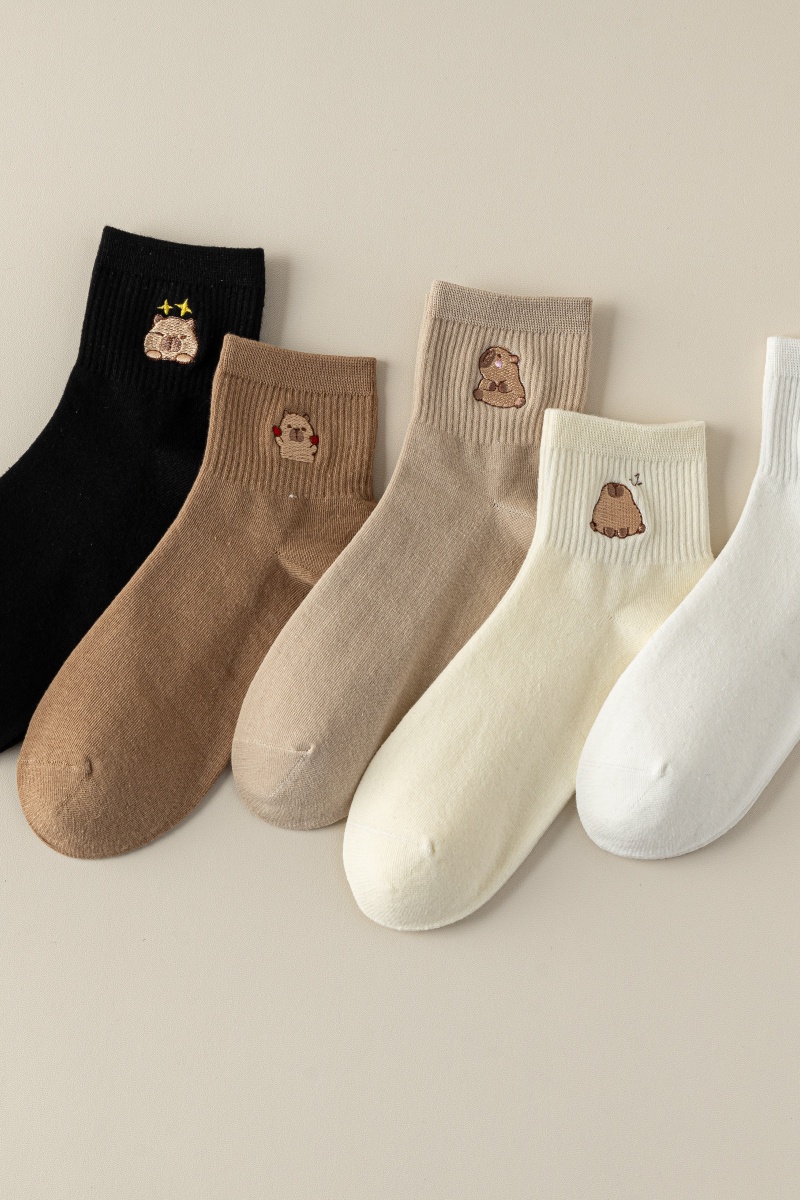 Urocze skarpetki damskie z haf – Embroidery On Socks recenzja i cena