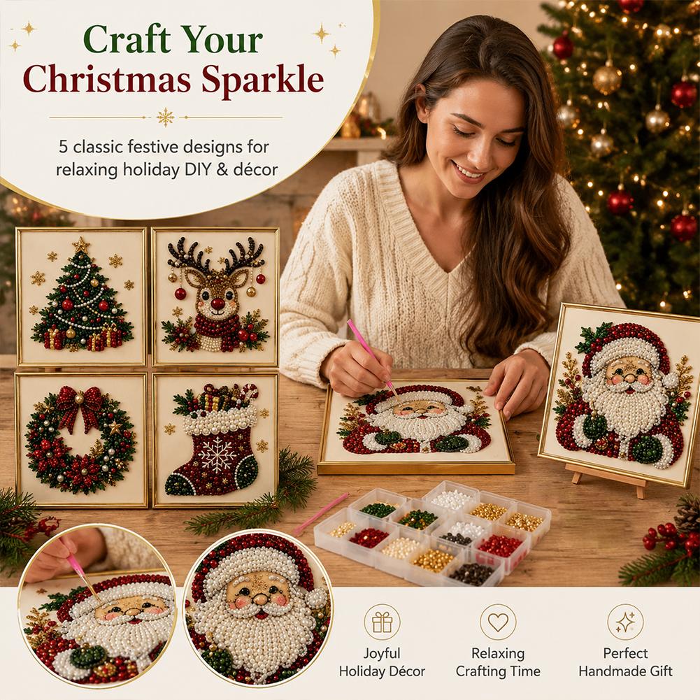 Świąteczny Zestaw DIY z Perłam – Embroidery Kit recenzja i cena