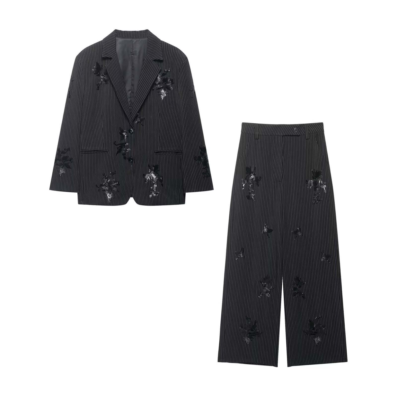Damskie spodnie z haftem i pas – Embroidery Jacket recenzja i cena