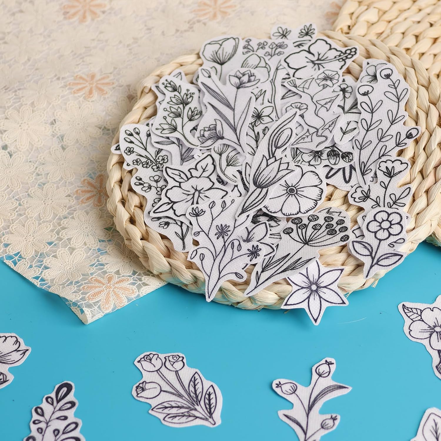 50 szt. Rozpuszczalnych w wodz – Embroidery Motif recenzja i cena