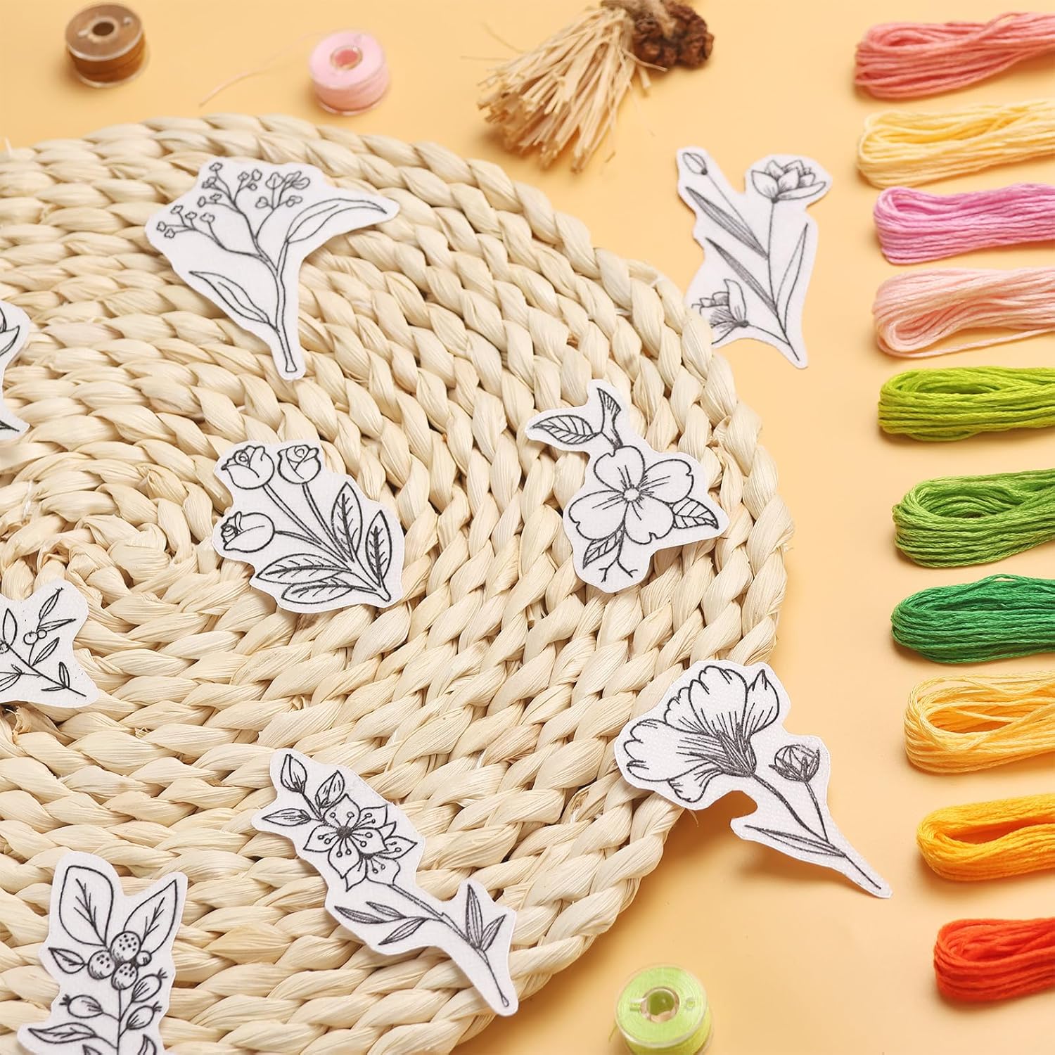 50 szt. Rozpuszczalnych w wodz – Embroidery Motif recenzja i cena