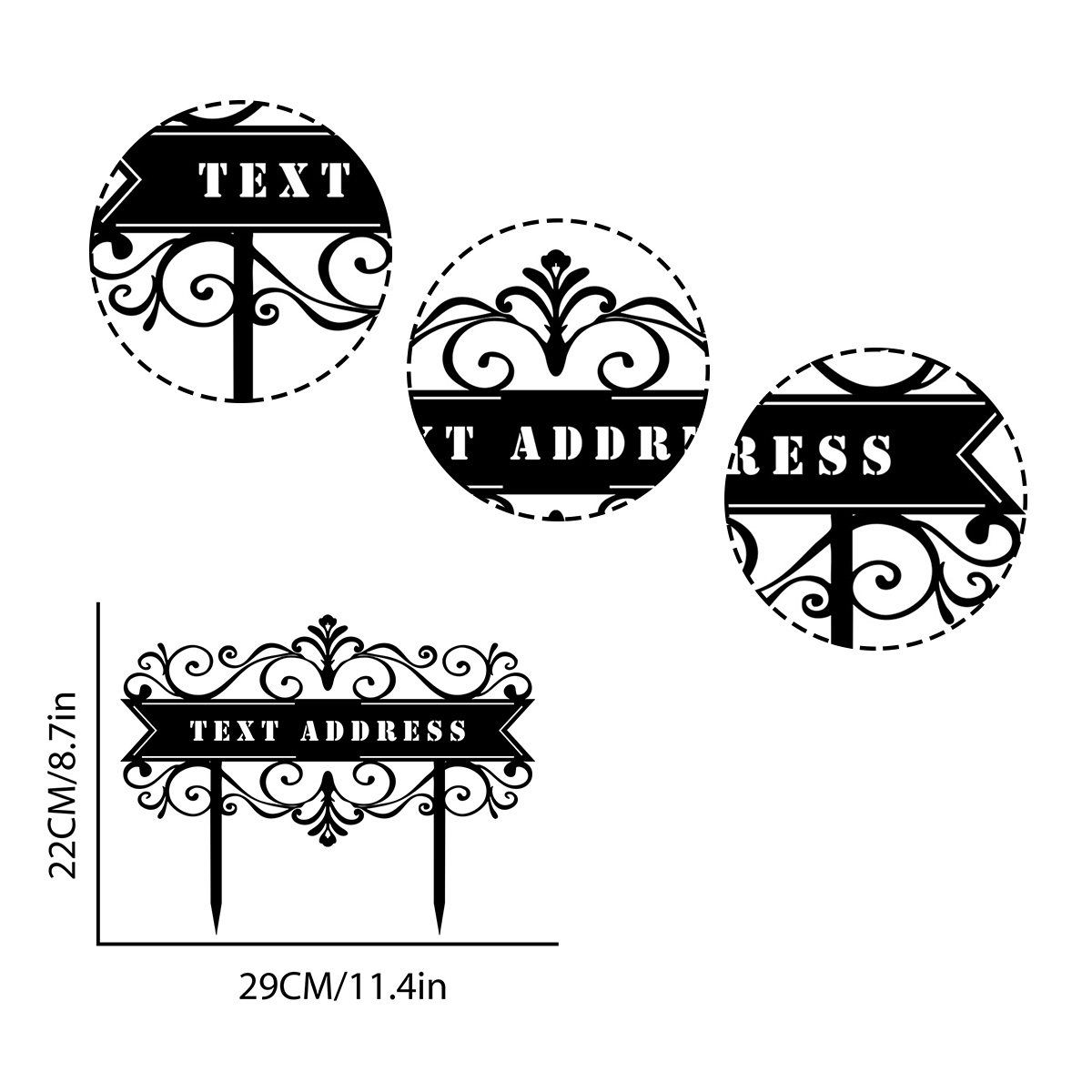 Niestandardowy metalowy słupek – Embroidery Garden recenzja i cena