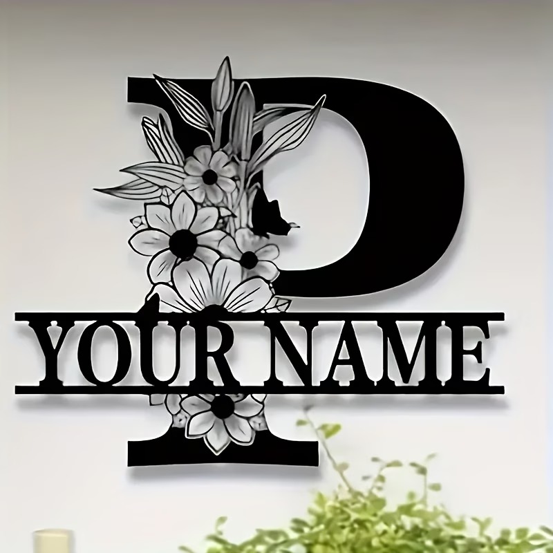 Metalowy znak z własnym imieni – Embroidery Garden recenzja i cena