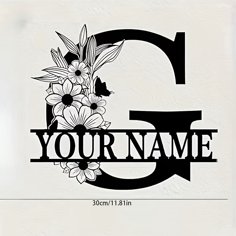 Metalowy znak z własnym imieni – Embroidery Garden recenzja i cena