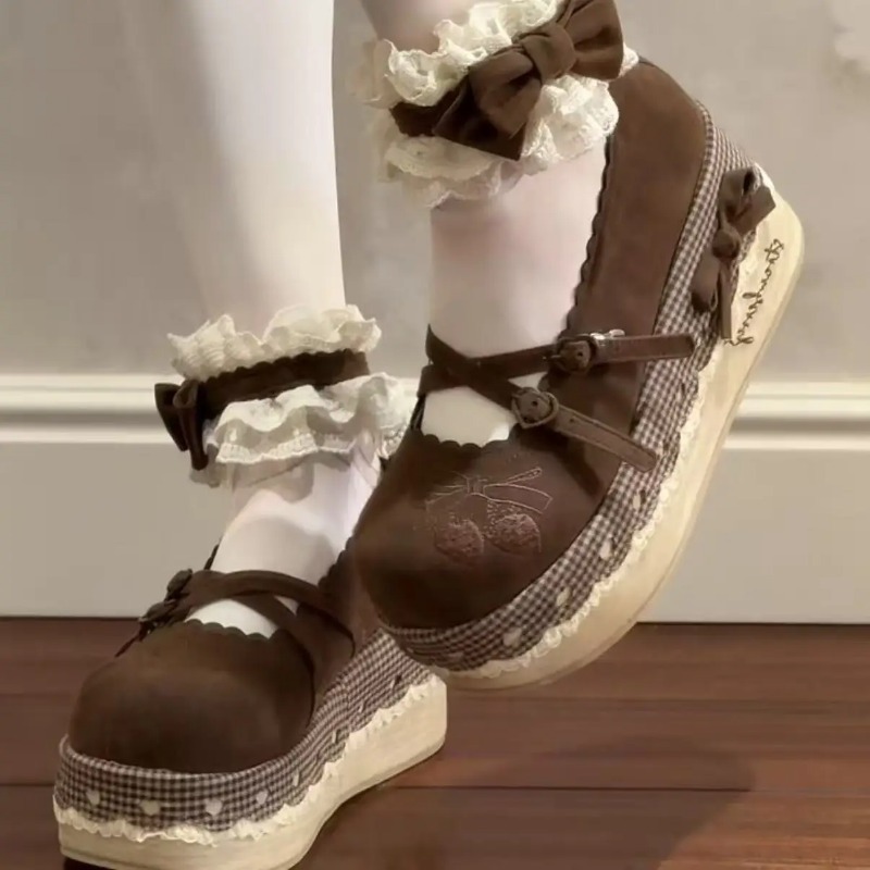 Lolita Szpilki Podwyższające z – Embroidery Motif recenzja i cena