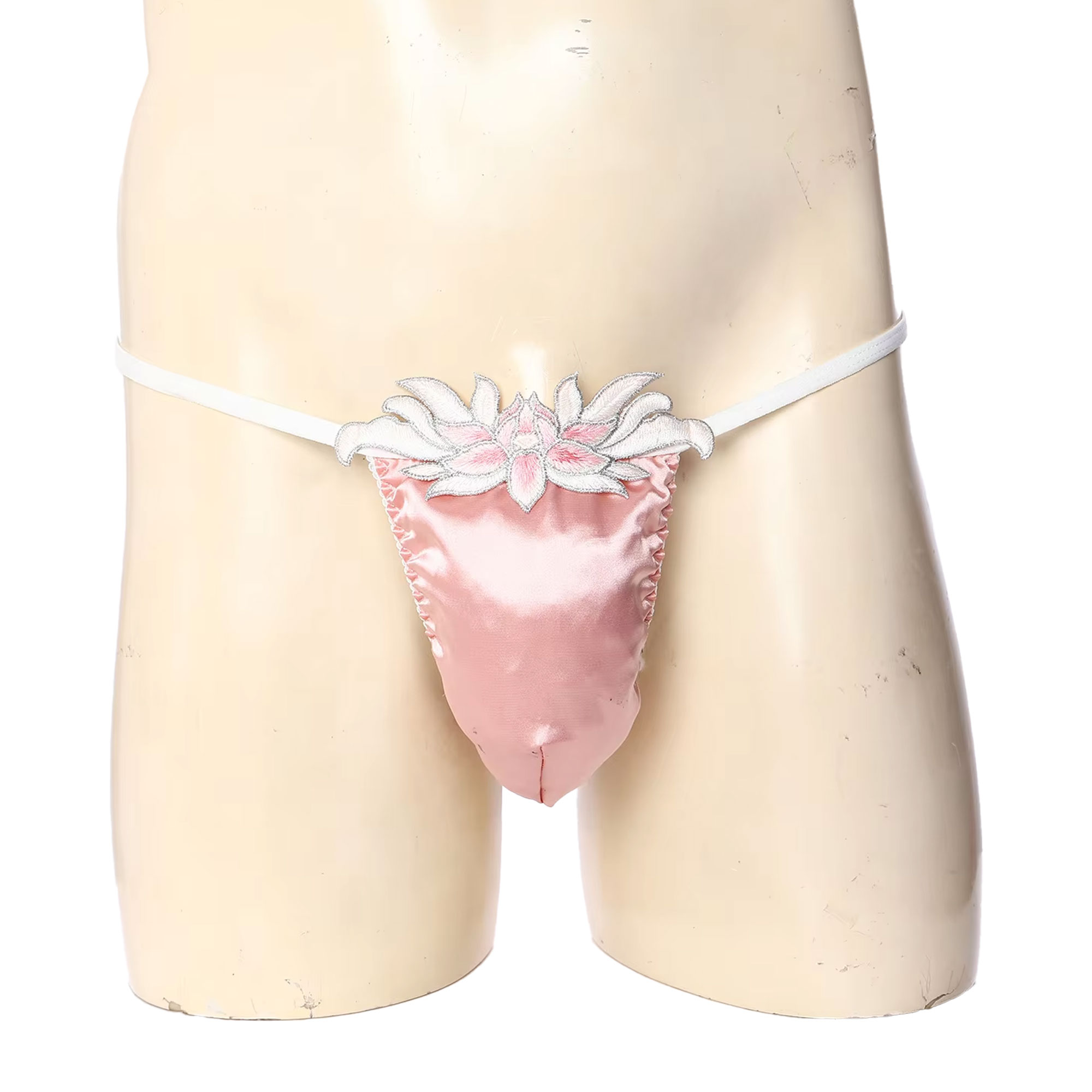 Męskie stringi typu T-back, ni – Embroidery Underwear recenzja i cena