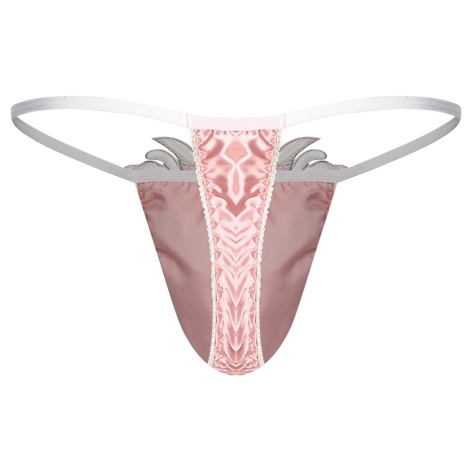 Męskie stringi typu T-back, ni – Embroidery Underwear recenzja i cena