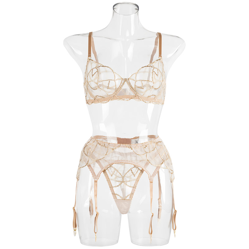 Seksowny Zestaw Bielizny Damsk – Embroidery Underwear recenzja i cena