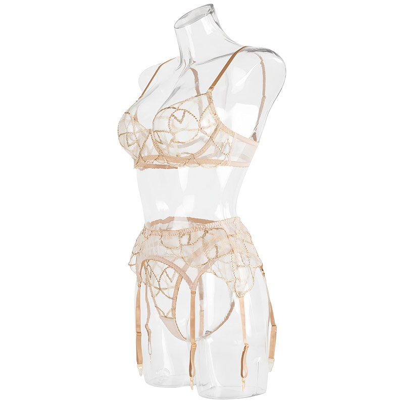 Seksowny Zestaw Bielizny Damsk – Embroidery Underwear recenzja i cena