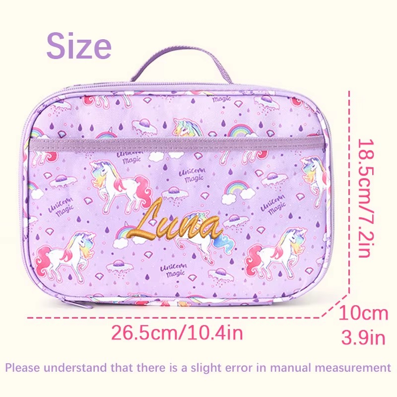 Personalizowana torba termiczn – Embroidery Unicorn recenzja i cena