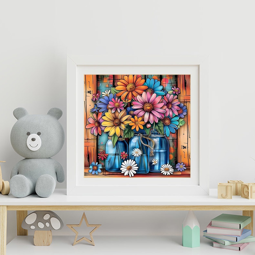 Momoart – obraz do malowania d – Embroidery Daisy Flower recenzja i cena