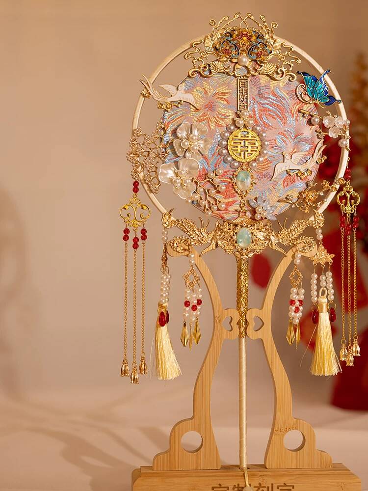 Zestaw DIY wachlarza ślubnego  – Embroidery Kit recenzja i cena