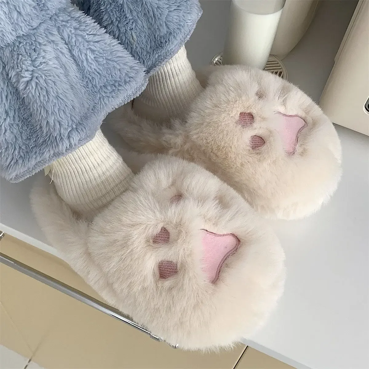 Kobiety Kawaii kot pazury pusz – Embroidery Xmas recenzja i cena