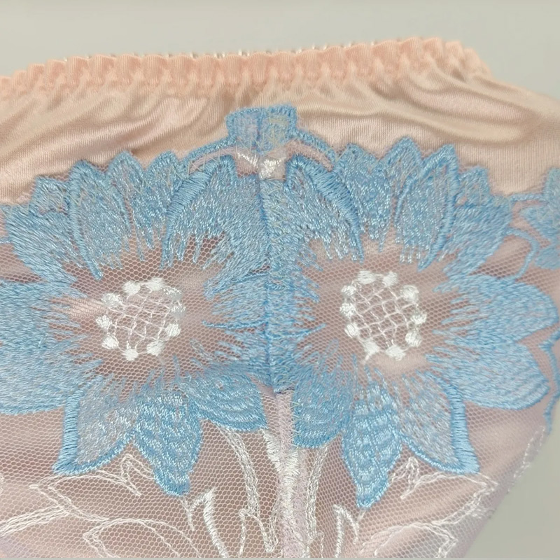 Męskie koronkowe haftowane róż – Embroidery Underwear recenzja i cena