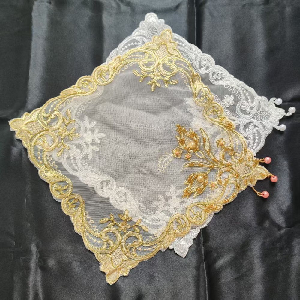 Złote Róże Haftowane Podkładki – Embroidery Roses recenzja i cena