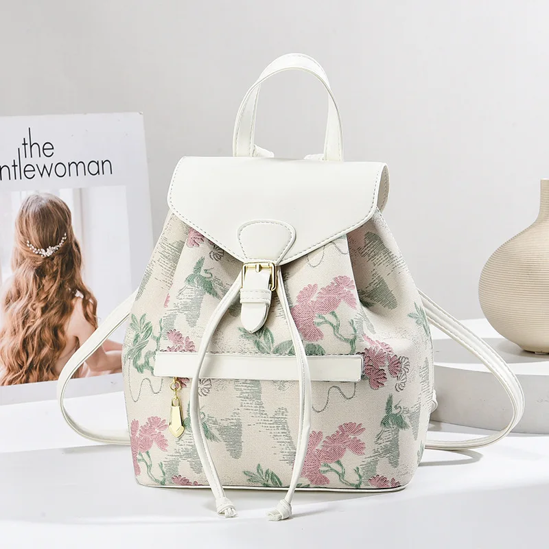 Nowy damski plecak casualowy,  – Embroidery Motif recenzja i cena