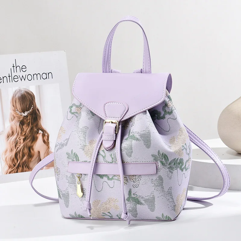 Nowy damski plecak casualowy,  – Embroidery Motif recenzja i cena