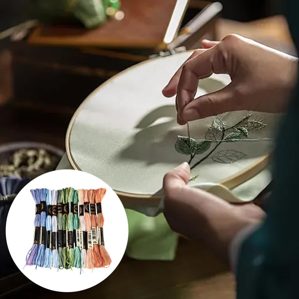 12 motków, 105 jardów, mulina  – Embroidery Thread recenzja i cena