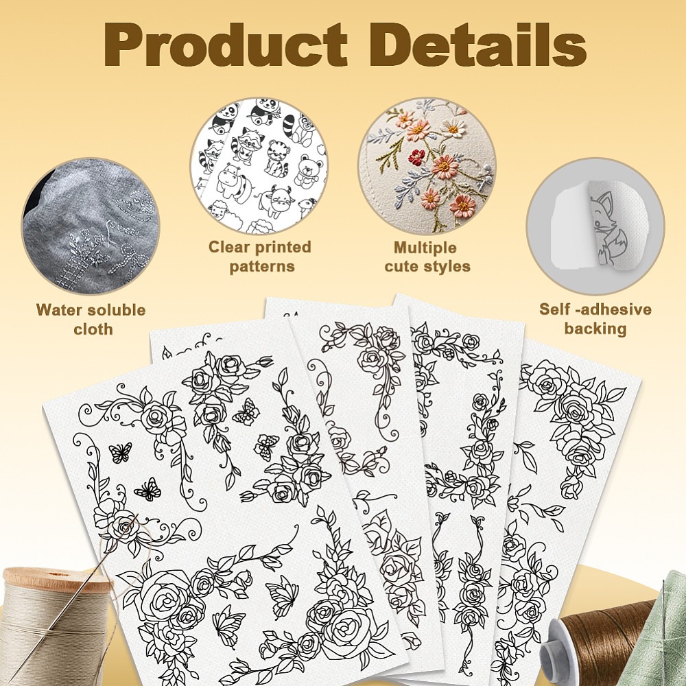 38 szt. Koronkowe wzory w róże – Embroidery Roses recenzja i cena