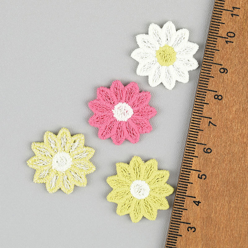 30 szt. 2,5 cm Haftowane aplik – Embroidery On Socks recenzja i cena