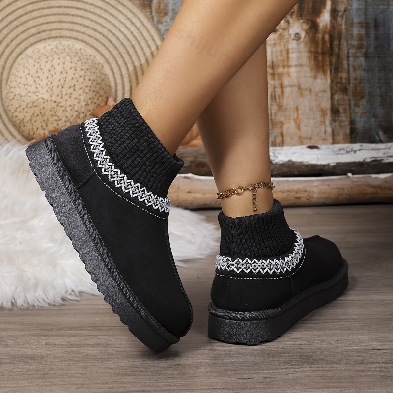 Zimowe buty damskie 2025, nowa – Embroidery On Socks recenzja i cena