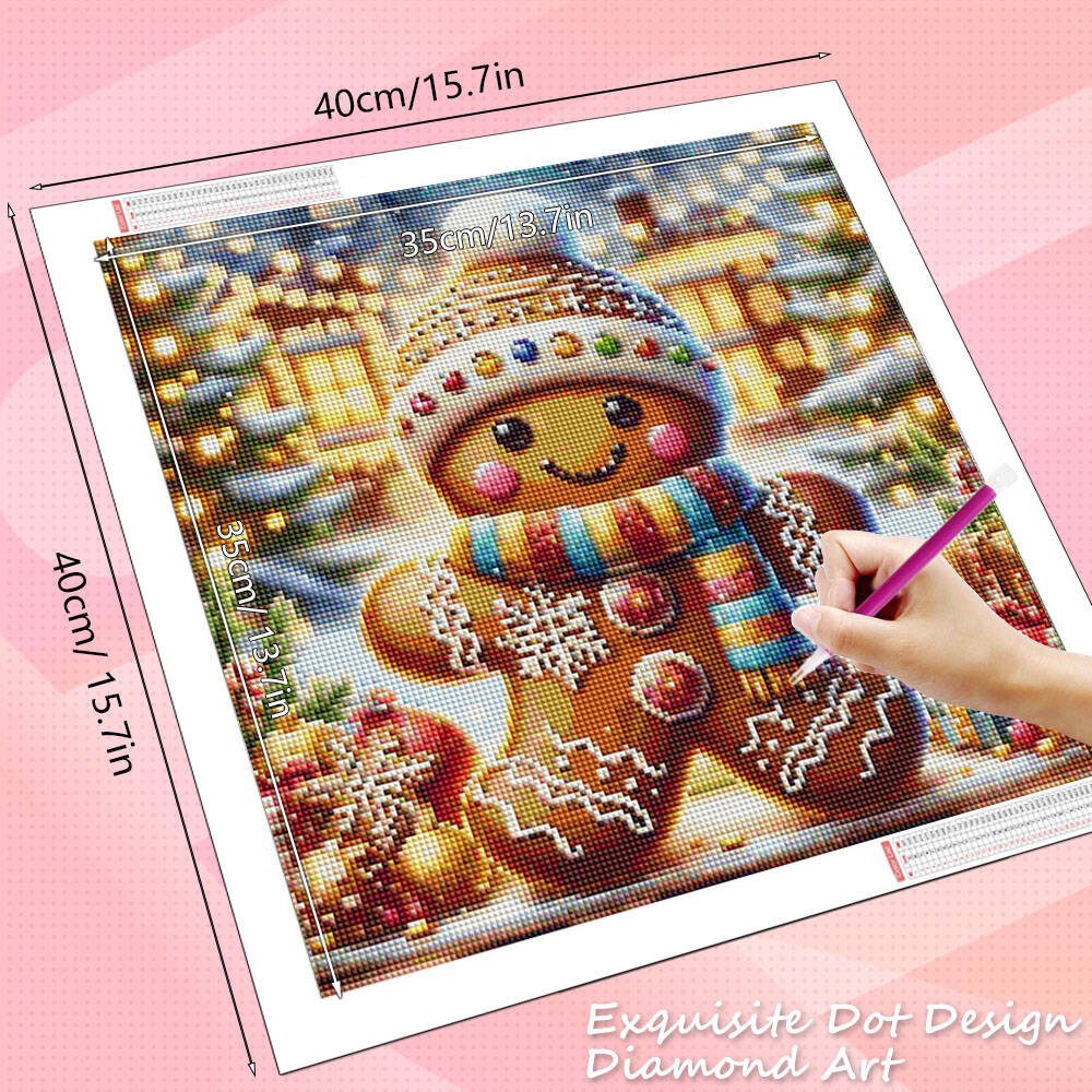HUACAN Pełne zestawy do haftu  – Embroidery Xmas recenzja i cena