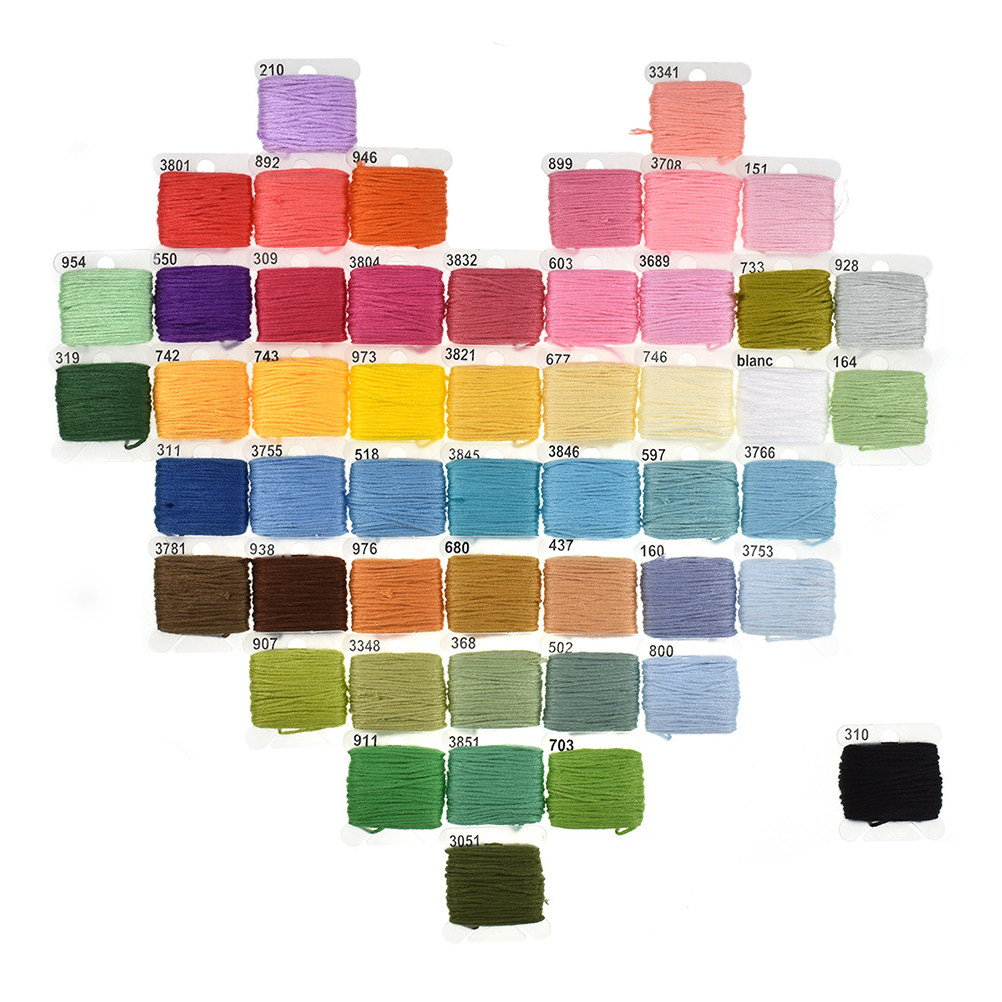 50 Zestawów do haftowania z wz – Embroidery Kit recenzja i cena
