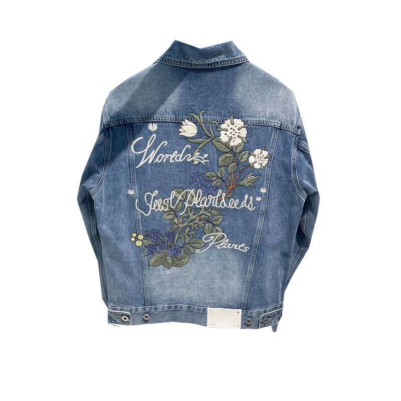Męska kurtka jeansowa w kwiato – Embroidery Jacket recenzja i cena