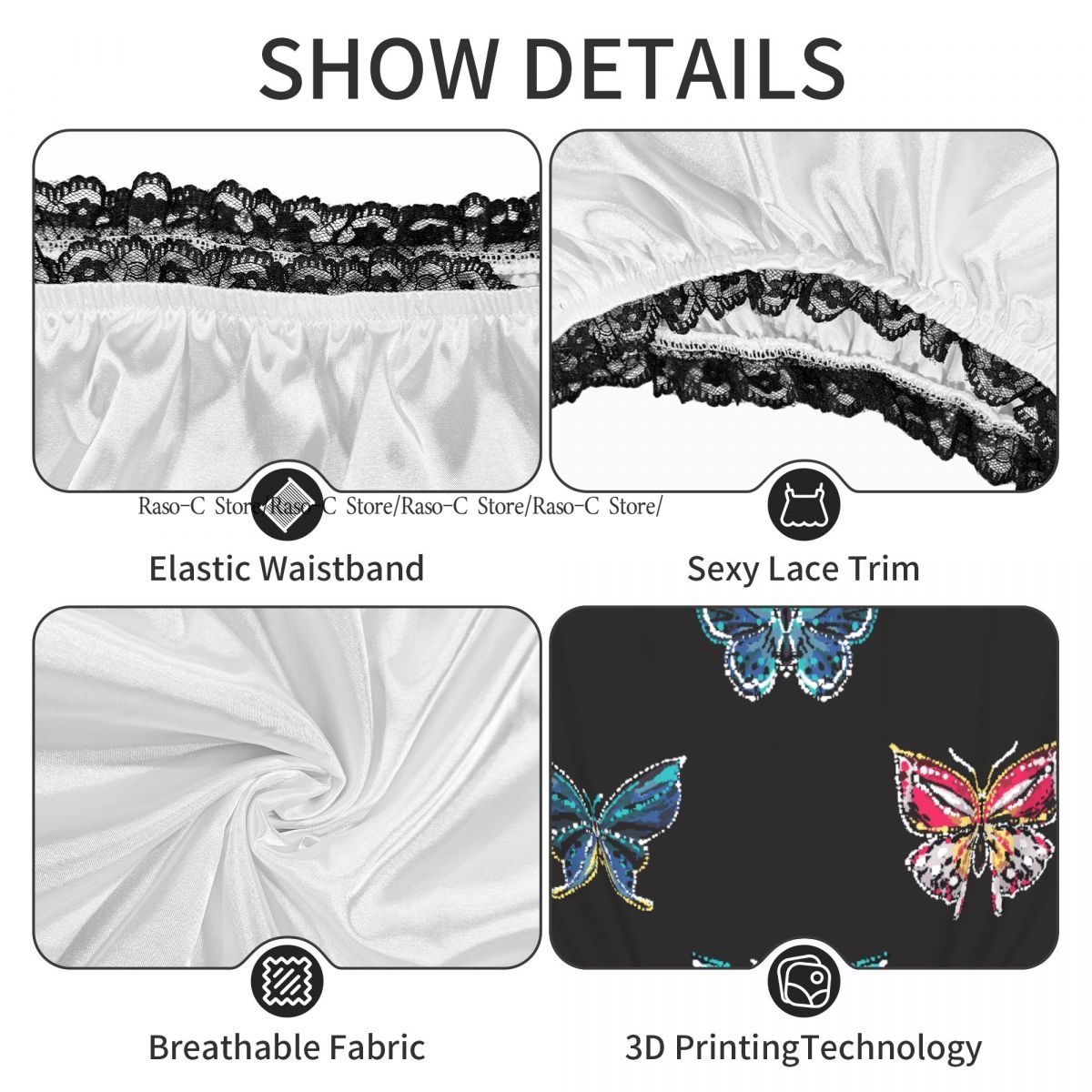 Zabawne majtki dla babci z haf – Embroidery Underwear recenzja i cena