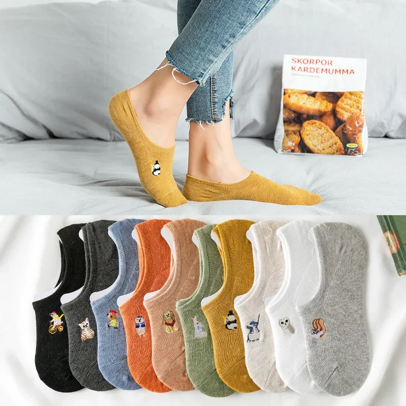 Solidne bawełniane krótkie ska – Embroidery On Socks recenzja i cena