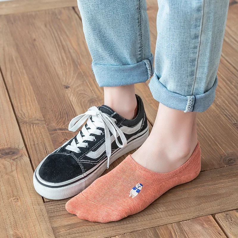 Solidne bawełniane krótkie ska – Embroidery On Socks recenzja i cena