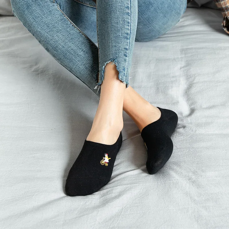 Solidne bawełniane krótkie ska – Embroidery On Socks recenzja i cena