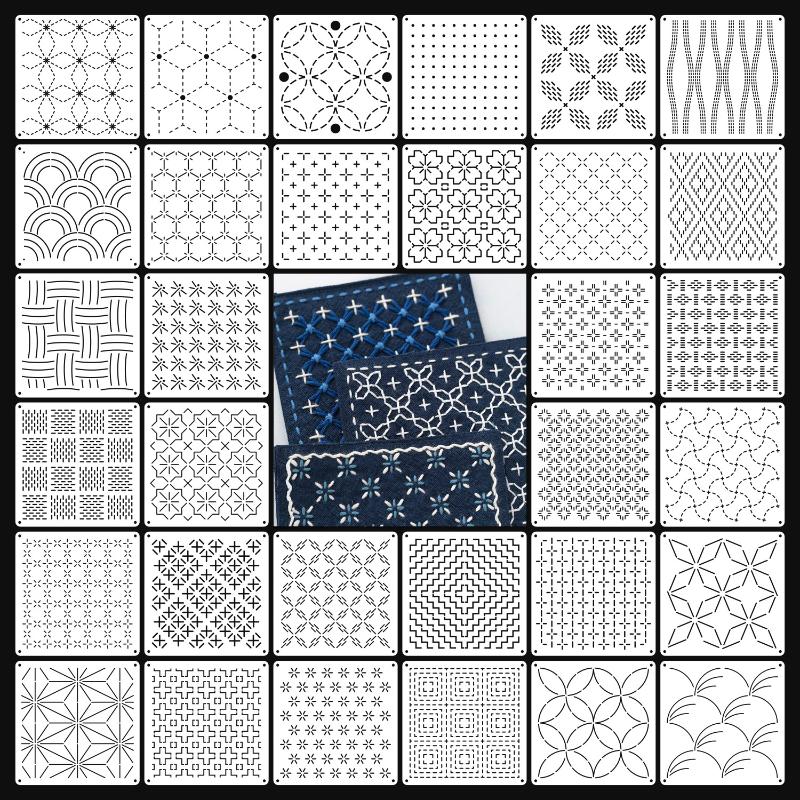 9/32 szt. Szablony do haftu Sa – Embroidery Motif recenzja i cena