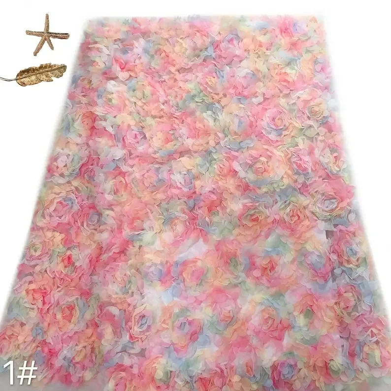 Tkanina tiulowa z haftem kwiat – Embroidery Roses recenzja i cena