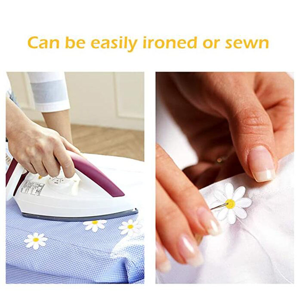 10 szt. Naszywki z kwiatami st – Embroidery Daisy Flower recenzja i cena