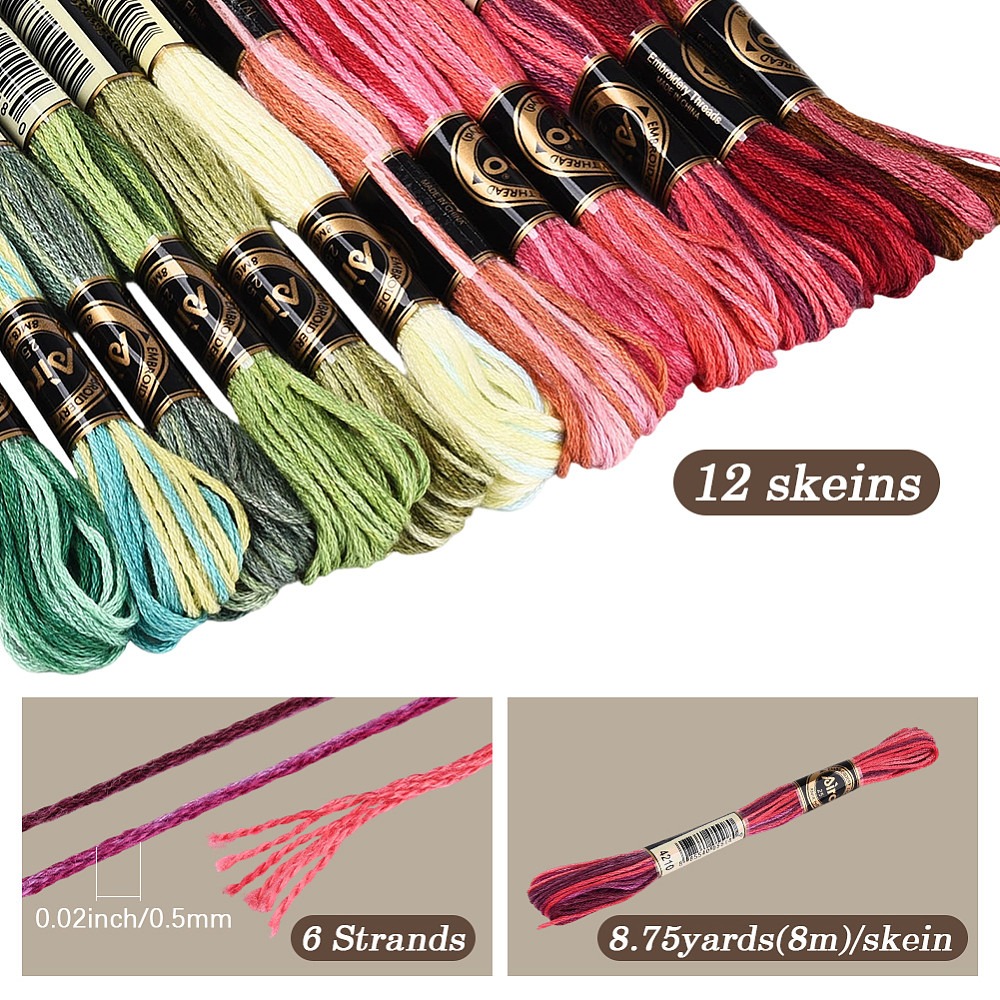 105 jardów nici do haftowania, – Embroidery Thread recenzja i cena