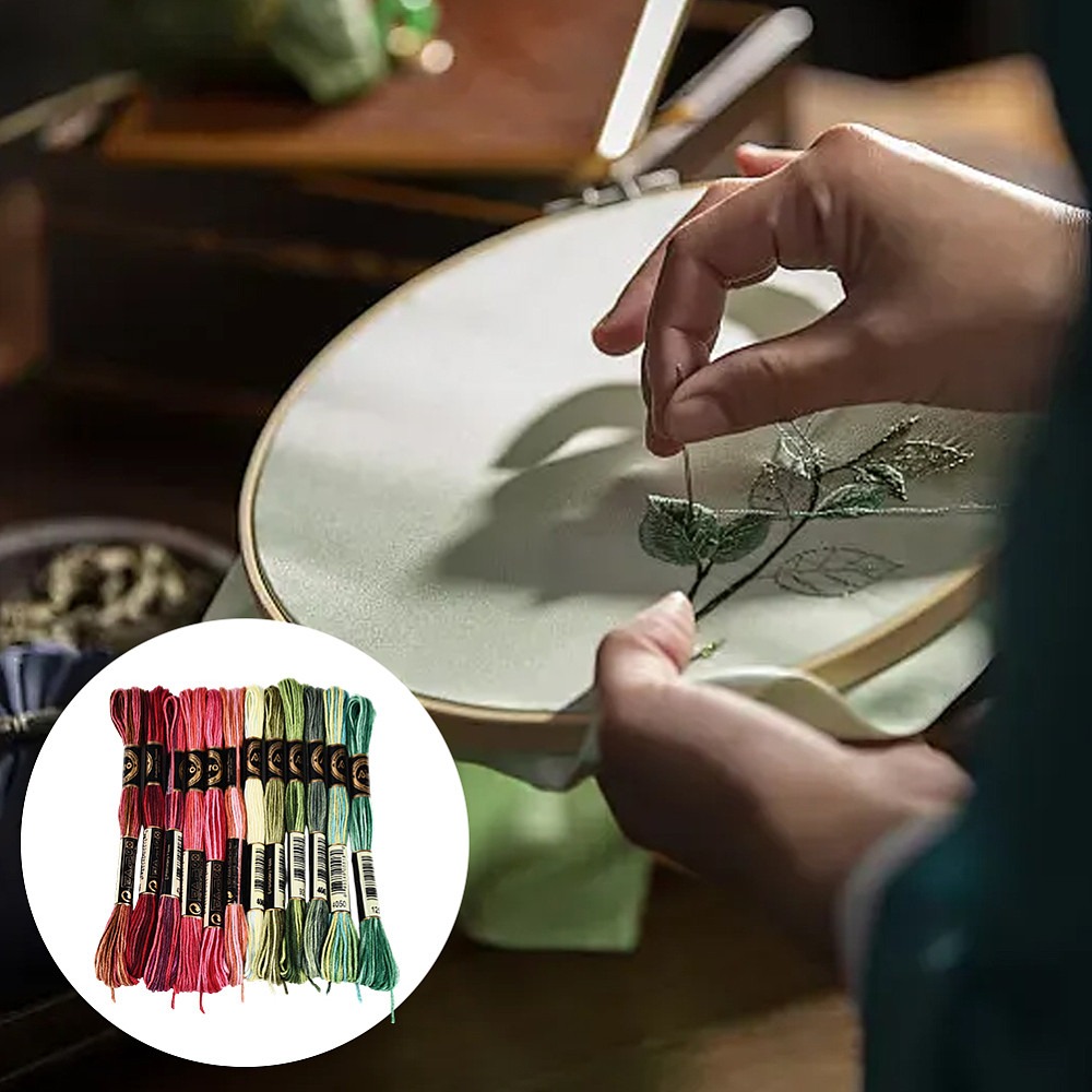 105 jardów nici do haftowania, – Embroidery Thread recenzja i cena