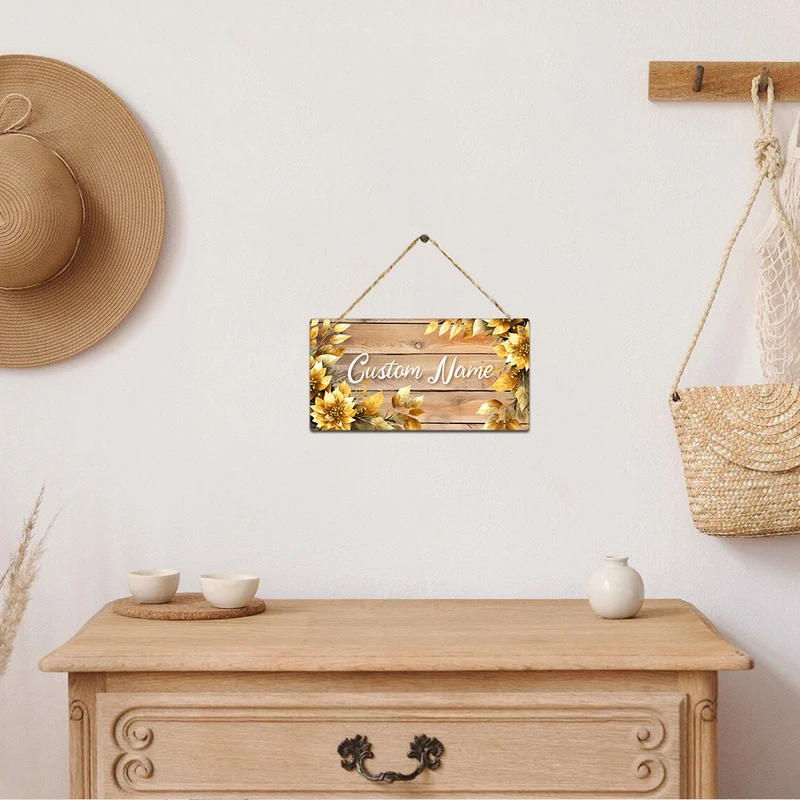 Tabliczka na drzwi z własnym i – Embroidery Garden recenzja i cena